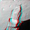 PIA11192: Rock Moved by Mars Lander Arm, Stereo View