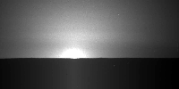 PIA11201: Martian Sunrise at Phoenix Landing Site, Sol 101