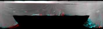 PIA11385: View from West of Victoria Crater, Sol 1664 (Stereo)
