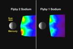 PIA11407: Comparing Mercury's Exosphere between Two Flybys