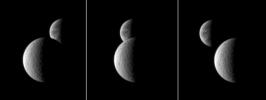PIA11646: Dione Beyond Rhea