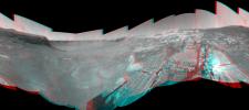 PIA11787: Opportunity View During Exploration in 'Duck Bay,' Sols 1506-1510 (Stereo)