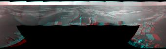 PIA11791: Opportunity's View After Long Drive on Sol 1770 (Stereo)