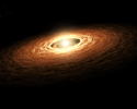 PIA12008: Silicate Crystal Formation in the Disk of an Erupting Star (Artist Concept)