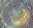 PIA12052: Overlaying Color onto Praxiteles Crater