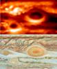 PIA12869: Jupiter's Storms: Temperatures and Cloud Colors