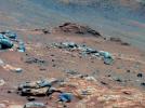 PIA13175: Carbonate-Containing Martian Rocks, False Color