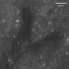 PIA13226: Forked Impact Melt Flows at Farside Crater