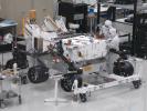 PIA13235: Mars rover Curiosity with Newly Installed Wheels