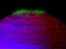 PIA13404: Dancing Southern Lights of Saturn