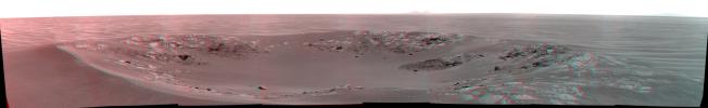 PIA13595: 'Intrepid' Crater on Mars (Stereo)