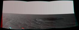 PIA13597: 'Yankee Clipper' Crater on Mars (Stereo)