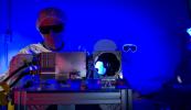 PIA13599: ChemCam Mast Unit Being Prepared for Laser Firing