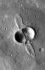 PIA13660: Mars Odyssey All Stars: Dual Crater