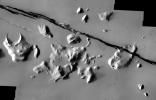 PIA13665: Mars Odyssey All Stars: Cerberus Crack