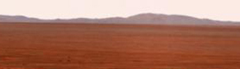 PIA13668: Rim of Endeavour on Opportunity's Horizon, Sol 2424 (False Color)