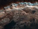 PIA13726: Layers Exposed in Crater Near Mawrth Vallis