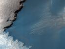PIA13728: Thumbprint Texture on Dark Dunes in Rabe Crater