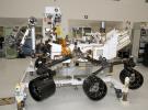 PIA13808: NASA Mars Rover Curiosity at JPL, Side View