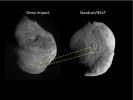 PIA13859: Tempel 1, as Seen by Two Spacecraft