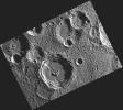 PIA14209: A View of Camoes in Mercury's South Polar Region