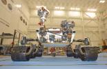 PIA14254: Mars Rover Curiosity, Front View