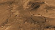 PIA14292: Oblique view of Gale Crater from the Northwest