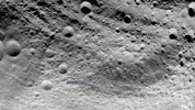 PIA14320: Animation of Dawn Scanning and Flying Above Vesta's Surface
