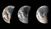 PIA14447: Earth Triptych from NASA's Juno Spacecraft
