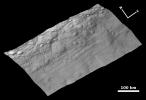 PIA14679: Topography of Troughs on Vesta
