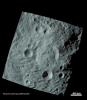 PIA14705: Vesta's Surface in 3-D: A Big Mountain at the Asteroid's South Pole