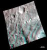 PIA14790: 3-D Image of Grooves and Wrinkles in the South Polar Region
