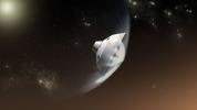 PIA14835: Deceleration of Mars Science Laboratory in Martian Atmosphere, Artist's Concept