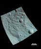PIA14868: Anaglyph Image of a Large Scarp in Vesta's South Polar Region
