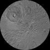 PIA14932: Tethys North Polar Map - June 2012