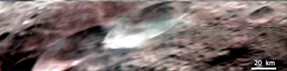 PIA14974: "Snowman Craters" in Simulated True Color
