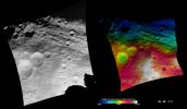 PIA14977: Topography of the 'Snowman Craters' and Surrounding Area