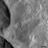 PIA15086: Ejecta from Vesta's "Snowman" Craters