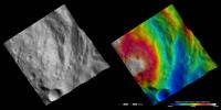 PIA15124: Topography and Albedo Image of Central Complex and Hummocky Terrain