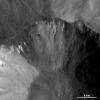 PIA15520: Dark and Bright Material in a Crater Wall