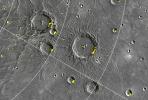 PIA15535: Close-up of Craters Hosting Radar-bright Deposits