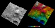 PIA15796: Apparent Brightness and Topography Images of Antonia Crater