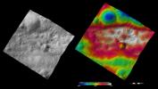 PIA15845: Rubria Crater, Apparent Brightness and Topography Images