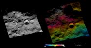PIA15899: Arruntia Crater, Apparent Brightness and Topography Image