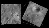 PIA16047: HAMO and LAMO Images of Justina Crater