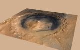 PIA16058: Curiosity Cradled by Gale Crater