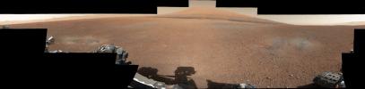 PIA16101: Landing Site Panorama, with the Heights of Mount Sharp