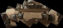PIA16137: Panorama of Curiosity's Belly Check