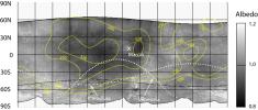 PIA16181: Contour Map of Hydrogen on Vesta