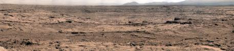 PIA16453: Panoramic View From 'Rocknest' Position of Curiosity Mars Rover